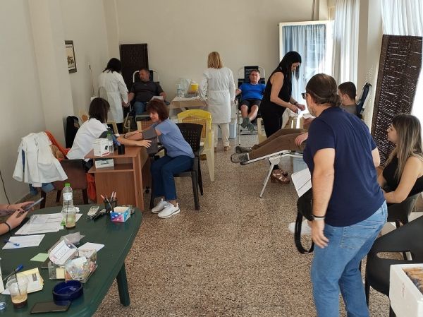 36 μονάδες αίματος στη 2η εθελοντικη αιμοδοσία του Συλλόγου Εθελοντών Αιμοδοτών Ματαράγκας "Τριαντάφυλλος"