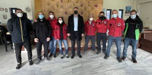 Στα γραφεία της Ελληνικής Ομάδας Διάσωσης Καρδίτσας βρέθηκε ο Βουλευτής Γ. Κωτσός