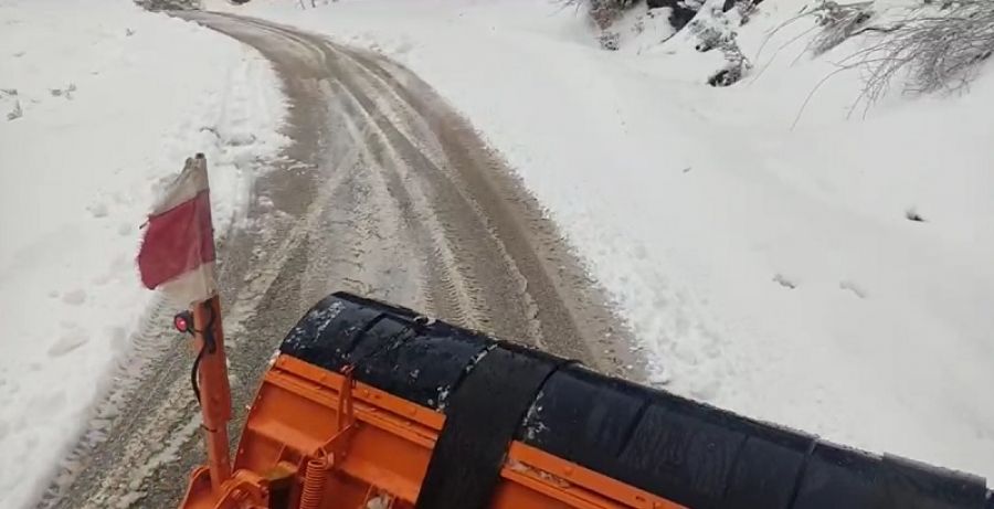 Απριλιάτικη χιονόπτωση στα υψηλότερα ορεινά τμήματα του ν. Καρδίτσας!