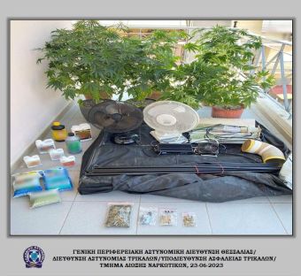 Τρίκαλα: Καλλιεργούσε κάνναβη σε πλήρως εξοπλισμένο υδροπονικό εργαστήριο