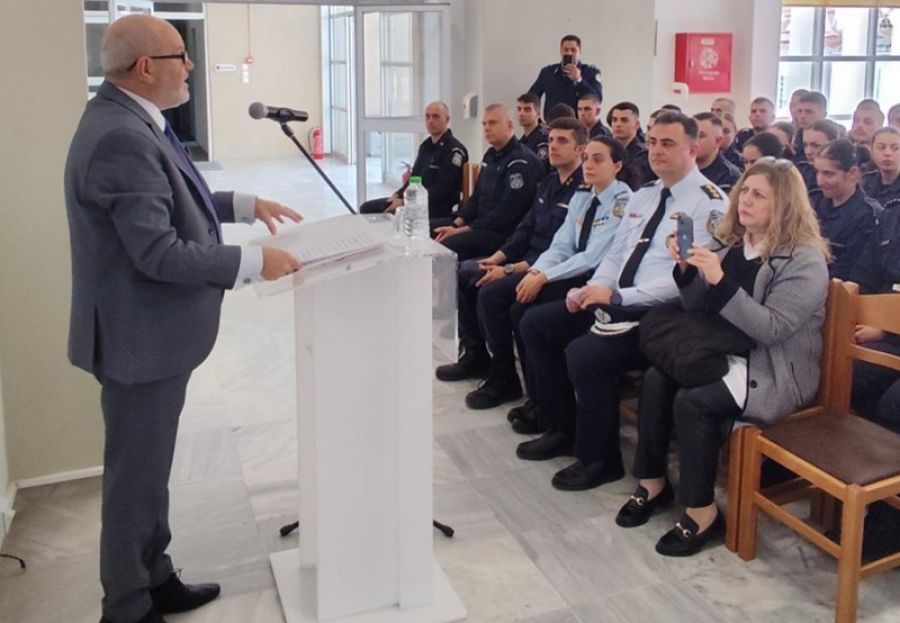 Εορτασμός της Εθνικής Επετείου 25ης Μαρτίου 1821 στο Τμήμα Δοκίμων Αστυφυλάκων Μουζακίου