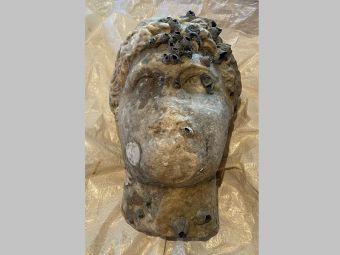 Κεφαλή ρωμαϊκής περιόδου ανασύρθηκε από τη θαλάσσια περιοχή της Πρέβεζας