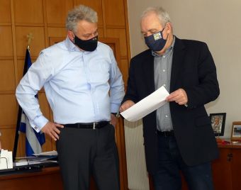 Συνάντηση Δημάρχου Σοφάδων με τον πρόεδρο του ΟΑΣΠ Ευθ. Λέκκα – Αυτοψία στο ΚΥ Σοφάδων