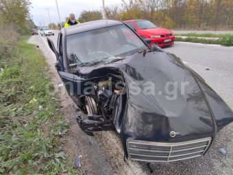 Νεκρός άνδρας το πρωί της Κυριακής (14/11) σε τροχαίο στην Ε.Ο. Λάρισας - Τρικάλων (+Φώτο)