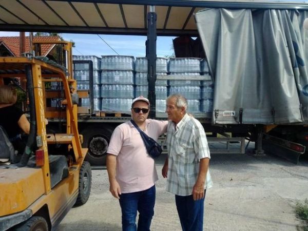 Ευχαριστήριο του Τοπικού Συμβούλου Γεωργικού Ι. Κωστόπουλου για τη δωρεά νερών