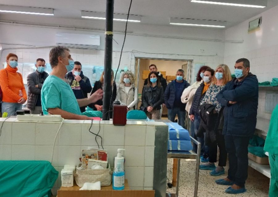 Διδακτική επίσκεψη στο Γενικό Νοσοκομείο Καρδίτσας στο τμήμα Αποστείρωσης, από το Εσπερινό ΕΠΑΛ Καρδίτσας