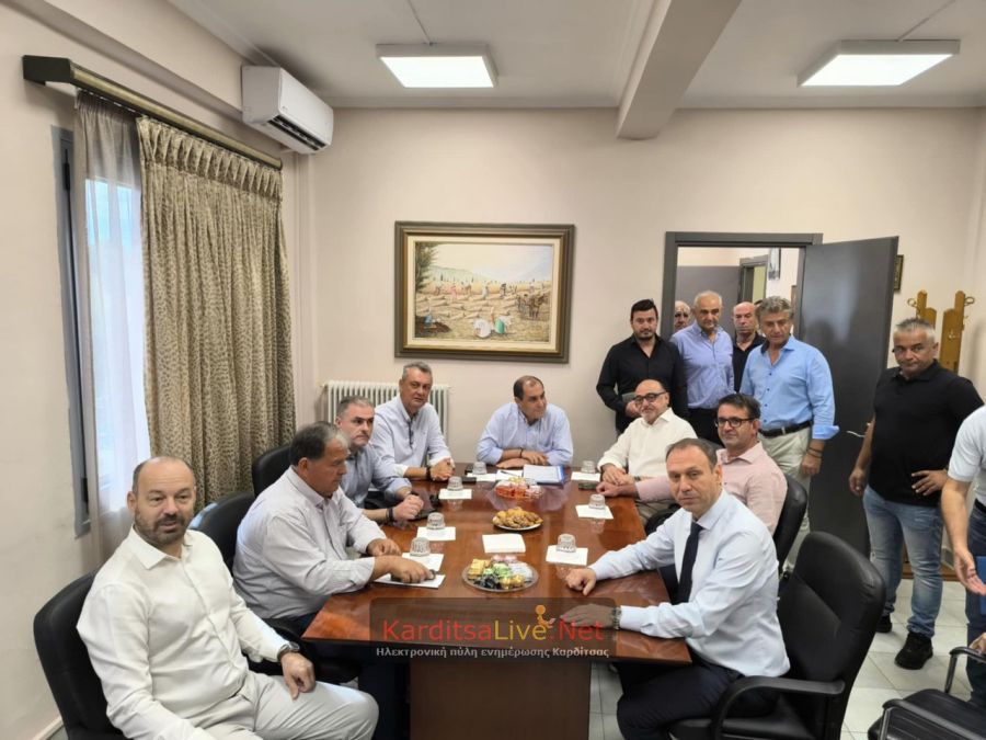 Στον Παλαμά ο Υφυπουργός Κλιματικής Κρίσης και Πολιτικής Προστασίας - Σύσκεψη με Δημάρχους (+Φωτο)