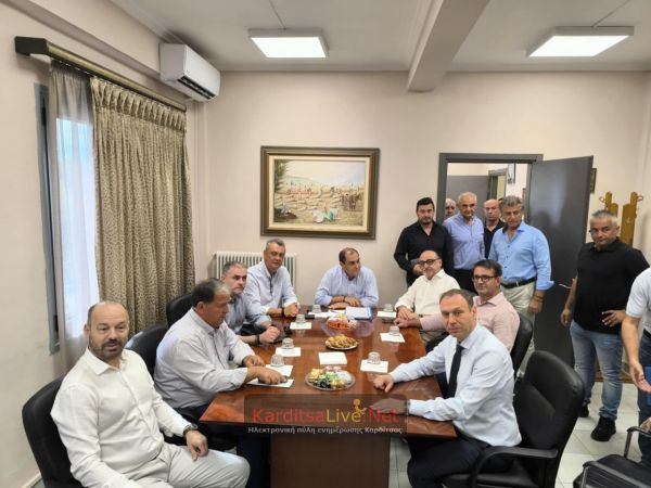 Στον Παλαμά ο Υφυπουργός Κλιματικής Κρίσης και Πολιτικής Προστασίας - Σύσκεψη με Δημάρχους (+Φωτο)