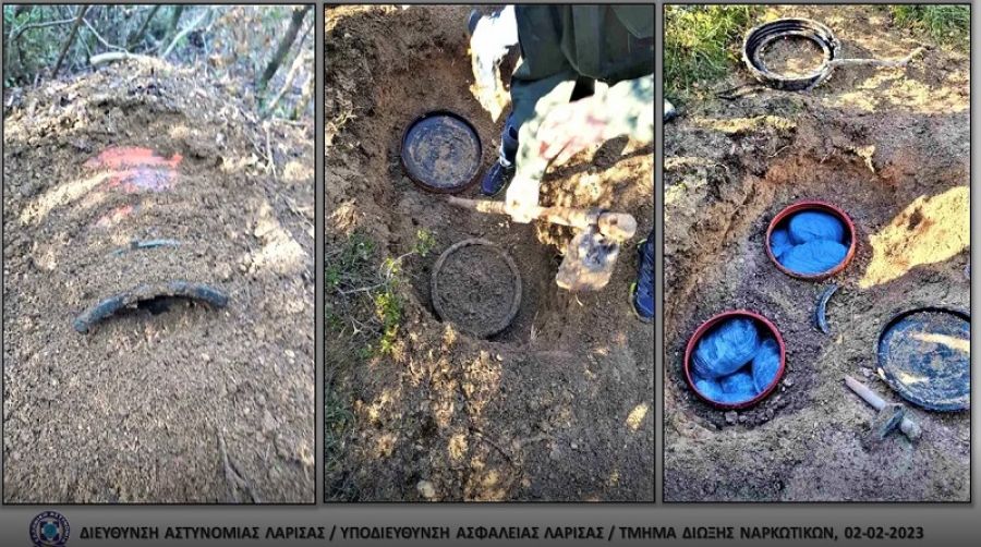 Πάνω από 70 κιλά κάνναβη εντοπίστηκαν θαμμένα σε περιοχή του Κιλελέρ - Αποτελούν συνέχεια επιχείρησης που προηγήθηκε (+Βίντεο)