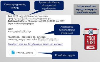 ΕΛ.ΑΣ.: Προσοχή στον ιό μέσω e-mail που κάνει "θραύση" το τελευταίο χρονικό διάστημα