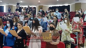 Ορκίστηκαν 35 πτυχιούχοι του Τμήματος Διατροφής και Διαιτολογίας (+Φώτο +Βίντεο)