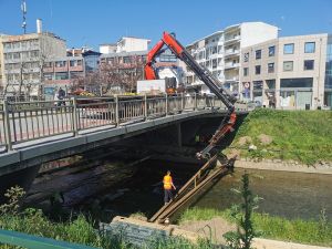 Ξεκίνησε η ανακατασκευή των γεφυρών και πεζογεφυρών του Ληθαίου στα Τρίκαλα