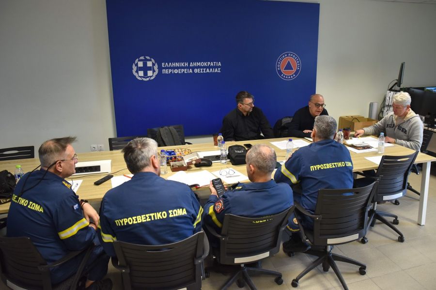 Άσκηση Πολιτικής Προστασίας για πλημμυρικά φαινόμενα στην Περιφέρεια Θεσσαλίας με τη συμμετοχή του Δήμου Μουζακίου