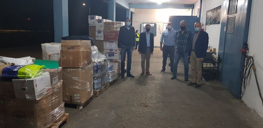 Τρόφιμα και είδη πρώτης ανάγκης παραδόθηκαν στους πλημμυροπαθείς των Δήμων της Καρδίτσας