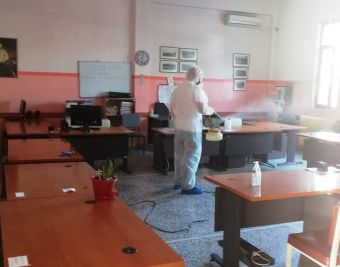 Δήμος Τρικκαίων: Απολύμανση σε δύο εκπαιδευτικές μονάδες λόγω κρουσμάτων κορονοϊού