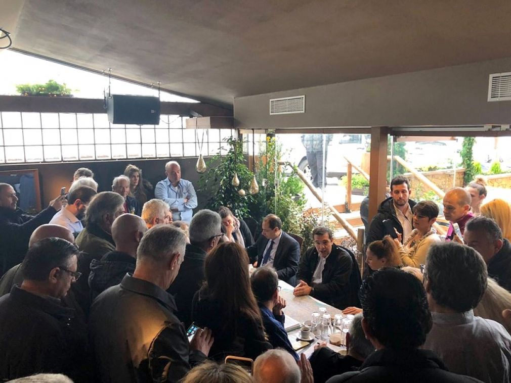 Το Μάτι Αττικής επισκέφθηκε ο Αλεξής Τσίπρας