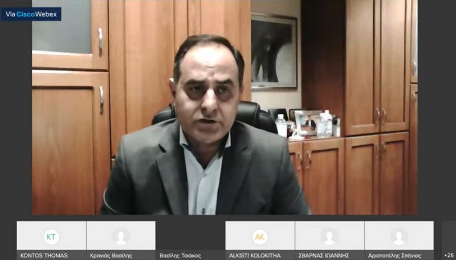 Β. Τσιάκος στο Δ.Σ.: Λίγες οι εκκρεμότητες ελέγχων και βοηθημάτων λόγω "Ιανού"