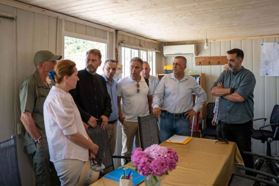 Αγιασμός έναρξης του εμβληματικού έργου που ενώνει ανθρώπους, τόπους και προοπτικές ανάπτυξης για την Αργιθέα και τα Άγραφα