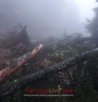 Σε εξέλιξη η επιχείρηση της ΕΜΑΚ στην Καστανιά Καρδίτσας