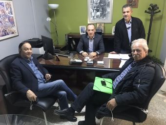 Συνάντηση του Συλλόγου Εργαζομένων Ο.Τ.Α. με τον Θεματικό Αντιπεριφερειάρχη Νίκο Καραγιάννη