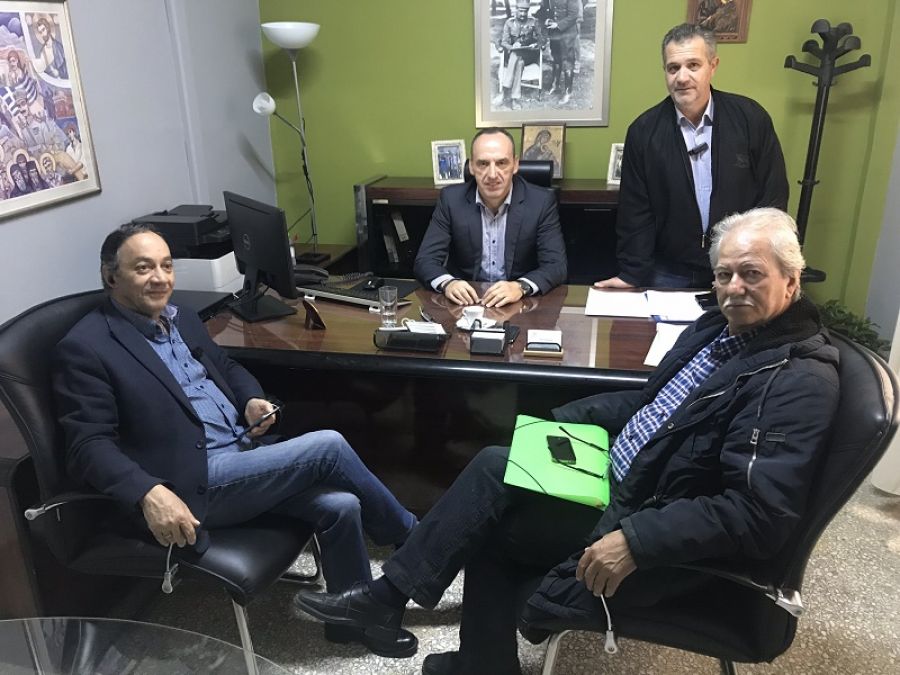 Συνάντηση του Συλλόγου Εργαζομένων Ο.Τ.Α. με τον Θεματικό Αντιπεριφερειάρχη Νίκο Καραγιάννη