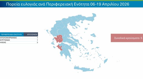 5 νέα κρούσματα ευλογιάς των αιγοπροβάτων το διάστημα 6-19 Απριλίου - Όλα εντοπίζονται στη δυτική Ελλάδα