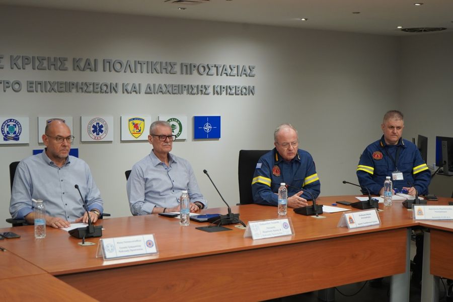Συνεδρίαση Επιτροπής Εκτίμησης Κινδύνου για τους ισχυρούς ανέμους και ριπές έως 9 μποφόρ τη Δευτέρα (10/8)