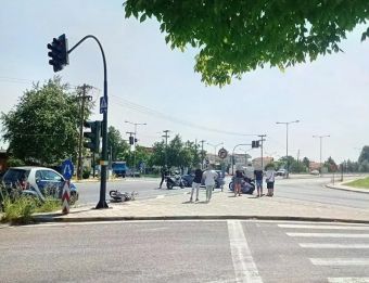 Τρίκαλα: Τραυματίστηκε οδηγός δικύκλου μετά από σύγκρουση με αυτοκίνητο