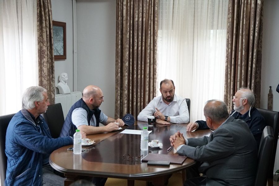 Συνάντηση του Δημάρχου Μουζακίου και της επιτροπής Φράγματος Μουζακίου με τον CEO της Ολλανδικής Εταιρείας HVA
