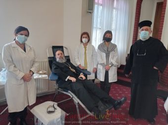 Τιμόθεος: «Απαίτηση και ανάγκη η προσφορά αίματος για τον συνάνθρωπο» (+Φώτο +Βίντεο)