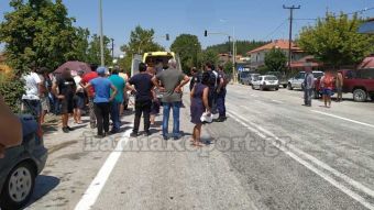 Στο νοσοκομείο Καρδίτσας 55χρονη γυναίκα που παρασύρθηκε από αυτοκίνητο στο Νέο Μοναστήρι (+Φώτο)