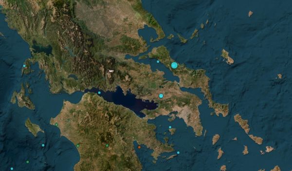 Σεισμός 4,1 Ρίχτερ "κούνησε" τη Βόρεια Εύβοια ξημερώματα της Κυριακής (18/5)