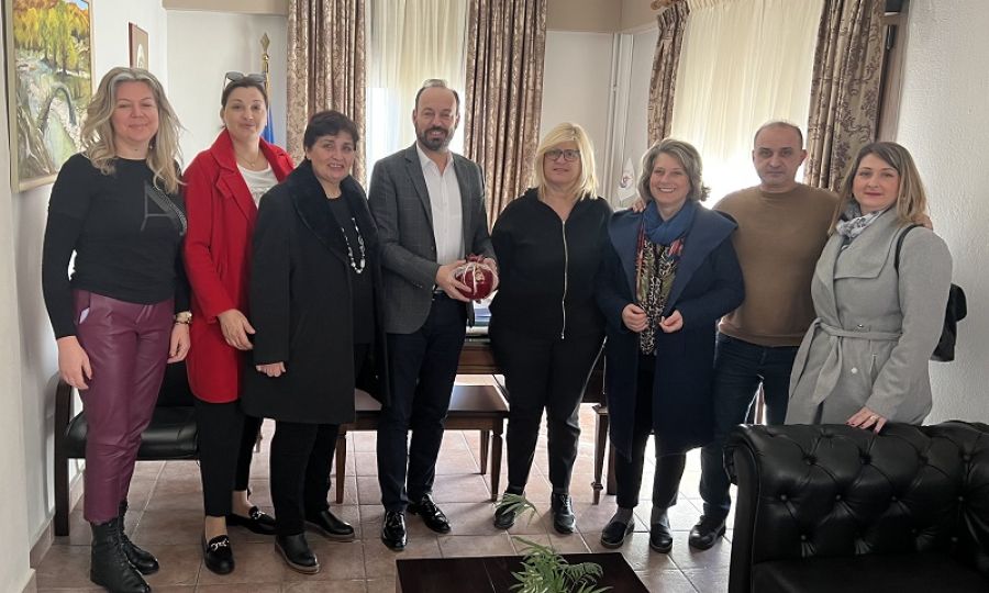 Συνάντηση του Δημάρχου Μουζακίου με το Δ.Σ. του Πολιτιστικού Συλλόγου "Οι Γόμφοι"