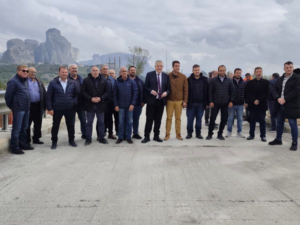 Αυτοψία Ν. Ταχιάου στα έργα αποκαταστάσεων από τον "Daniel" στη Θεσσαλία