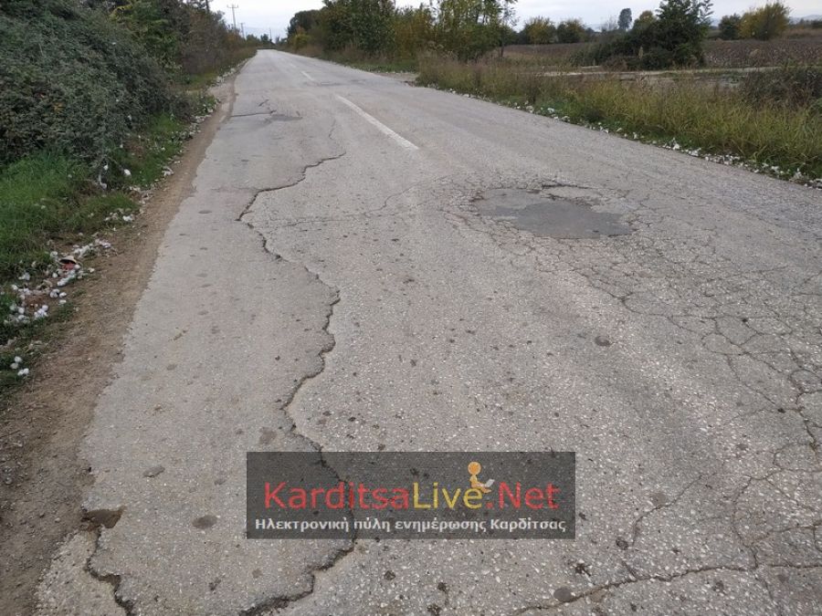 Σε κακή κατάσταση ο δρόμος Καρδιτσομάγουλα – Αγία Τριάδα - Προάστιο - Εγκρίθηκαν 230.000 ευρώ για μελέτη (+Φώτο)