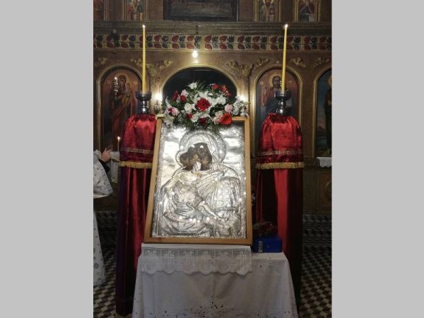 Υποδοχή Εικόνας Παναγίας Γλυκοφιλούσης στην Καρδίτσα