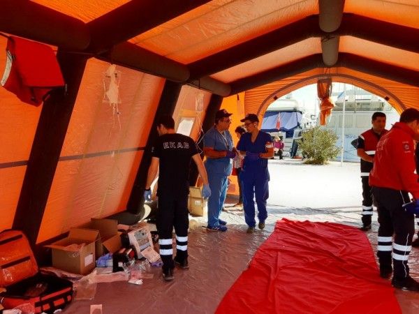 Άσκηση ετοιμότητας με προσομοίωση αεροπορικού ατυχήματος στο Θερμαϊκό πραγματοποιήθηκε στο αεροδρόμιο Μακεδονία