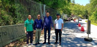 Εργασίες τοποθέτησης προστατευτικών πλεγμάτων στην Επ.Ο. Μουζακίου - Αργιθέας