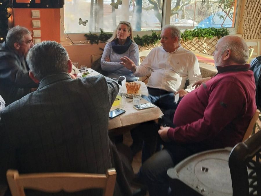 Αυτοψία στην κατολίσθηση στο Καταφύγι από τον Ευθ. Λέκκα