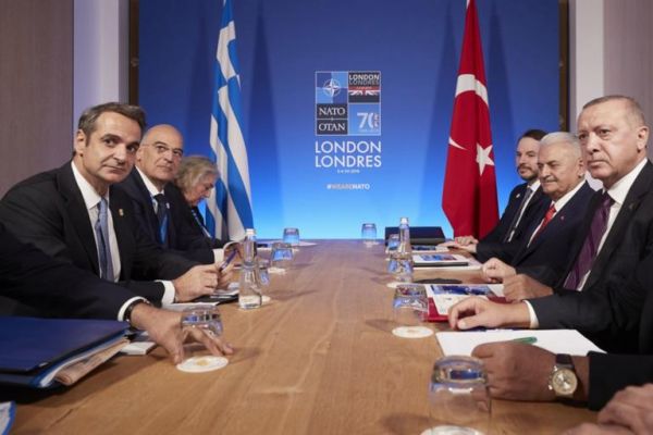 Ολοκληρώθηκε η συνάντηση Μητσοτάκη με Ερντογάν
