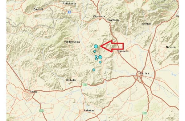 Σεισμός 3,5 Ρίχτερ με επίκεντρο κοντά στην Ελασσόνα