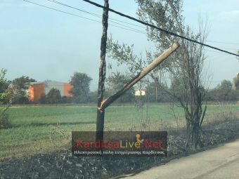 Υπό πλήρη έλεγχο η πυρκαγιά που ξέσπασε κοντά στο παλιό Ζαχαρουργείο στη Μαγουλίτσα (+Φώτο)