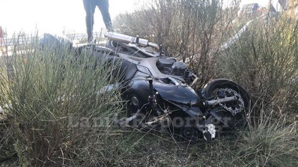 "Άγιο" είχαν δύο αδέρφια με μηχανή στην Ε.Ο. Λαμίας - Δομοκού