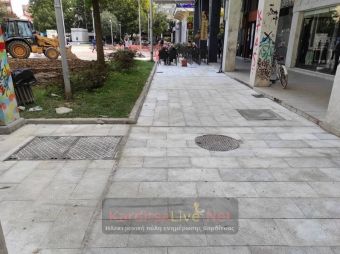 Για την Άνοιξη του 2022 πάει η παράδοση του έργου της κεντρικής πλατείας στην Καρδίτσα