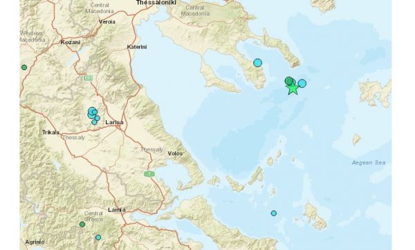 Ισχυρός σεισμός 5,4 Ρίχτερ κοντά στο Άγιο Όρος