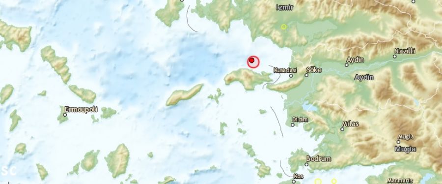 Σεισμός 6,7 Ρίχτερ κοντά στη Σάμο