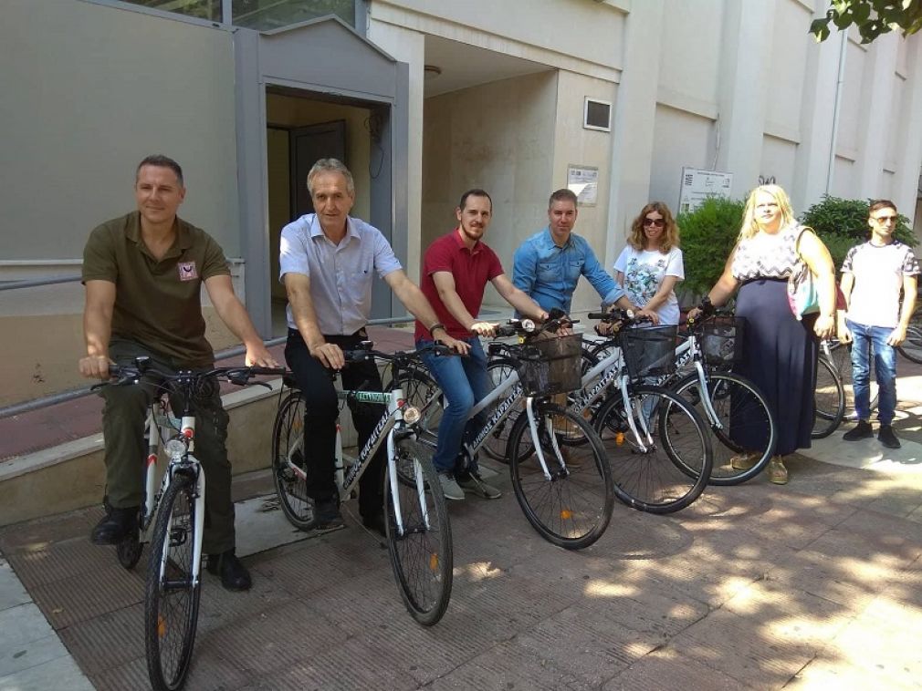 Οκτώ ποδήλατα στην… υπηρεσία των υπηρεσιών του Δήμου (+Φώτο)