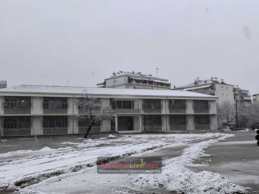 Στα "λευκά" το πρωινό της Τετάρτης (21/1) η Καρδίτσα και τα υπόλοιπα πεδινά (+Φωτο +Βίντεο)