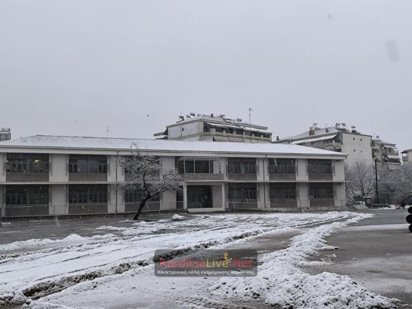 Στα "λευκά" το πρωινό της Τετάρτης (21/1) η Καρδίτσα και τα υπόλοιπα πεδινά (+Φωτο +Βίντεο)