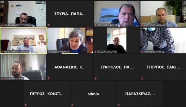 Με τηλεδιάσκεψη συνεδρίασε το άτυπο συντονιστικό για την άρδευση